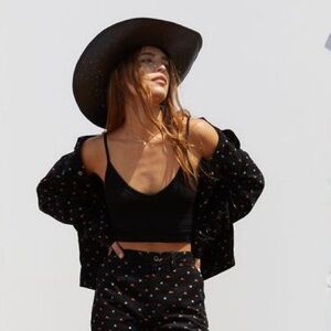 Brixton Black Ditsy Shacket